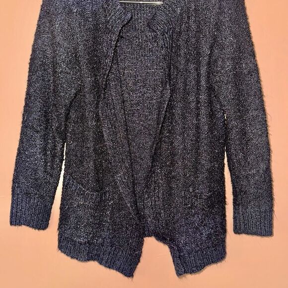 Le Chois Vintage Black Acrylic Cardigan - Size Small - Picture 6 of 8